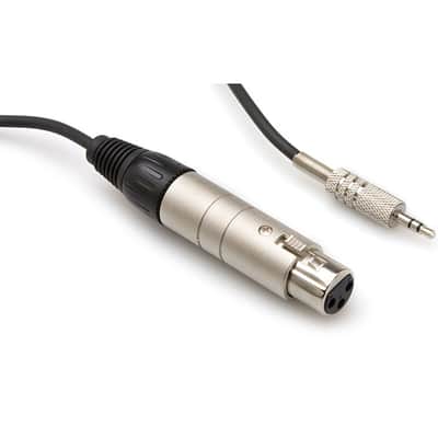 Hosa MIT-156 XLR3F to 3.5mm TRS Impedance Transformer Cable Adapter - 18'
