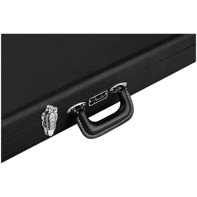 Fender Classic Wood Case for Precision/Jazz Electric Bass Guitars, Black image 4