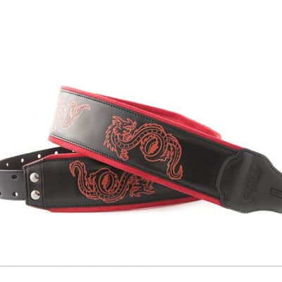 Right ON Whole-Lotta Love Jimmy Page - Dragon Design Guitar Strap image 4