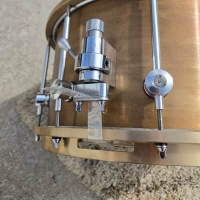 Oriollo Tiger 80 Bell Bronze Custom 14x8 Snare Drum W/ Duluth Hoops & Enduro Case (C017-23) image 14