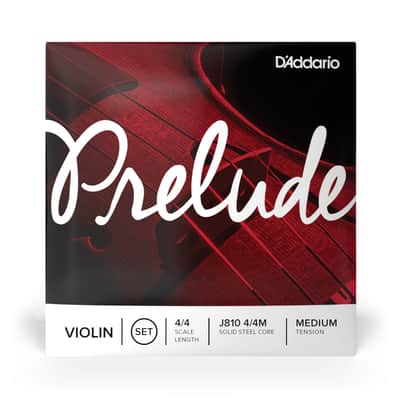 D'Addario Orchestral Violin String Prelude J810-4/4 Medium Tension - String Set for Violins image 1