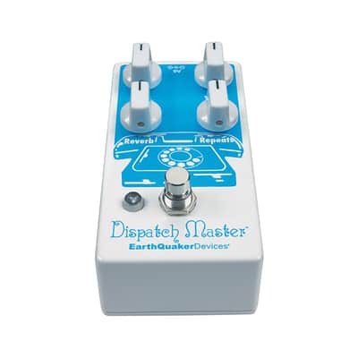 EarthQuaker Devices Dispatch Master Digital Delay & Reverb V2 2017 - 2018 - White / Blue Print image 4
