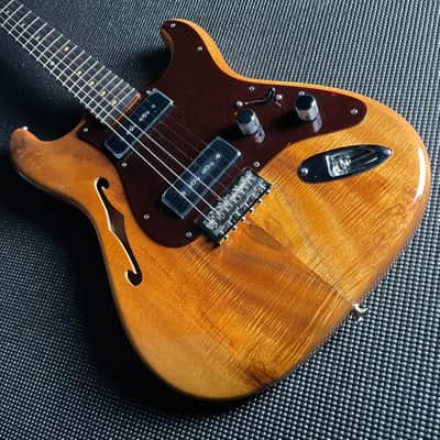 Fender Custom Shop Artisan Dual P90 Koa Strat, NOS, Rosewood Fingerboard- Aged Natural image 5