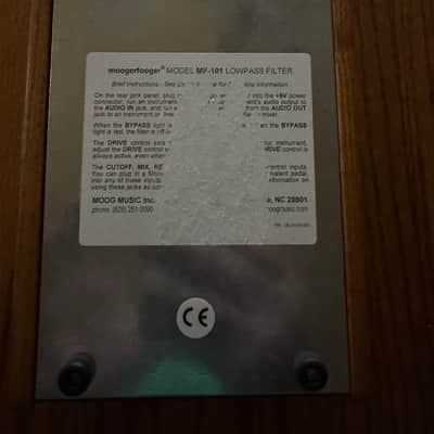 Moog MF-101 Moogerfooger Low Pass Filter 1998 - 2018 - Black image 2