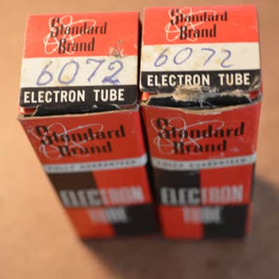 (2) NOS IBM 6072 Tubes for C12 251 microphones 60's? image 2