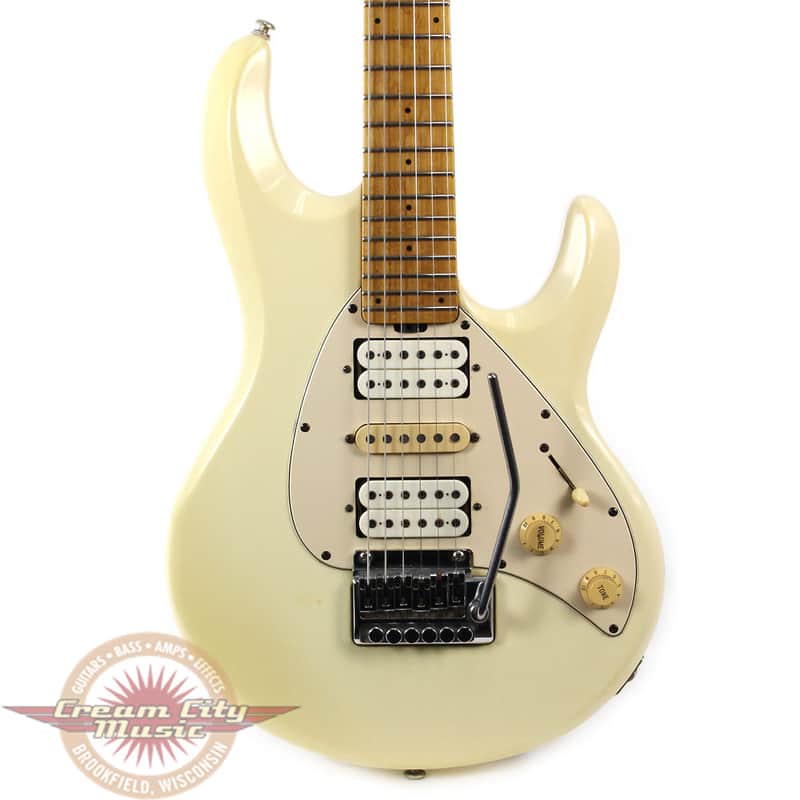 【USA製】Music Man Silhouette 1991年製【MOD品】 1991 Ernie Ball Music Man Silhouette Electric Guitar White | Reverb