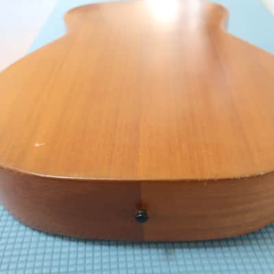 Vintage 1960s Harmony Grand Concert H162 5105 H165 000-18 All Mahogany Guitar Playable Project High Action At 12th Beautiful Condition Restoration Candidate Nice Patina Very Clean image 14