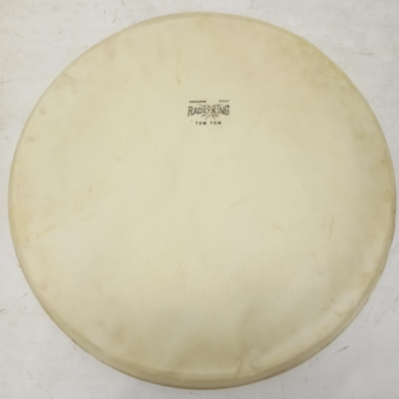 Slingerland 16" Radio King Floor Tom Drum Calf Skin Resonant/Batter Head Vintage — main photograph