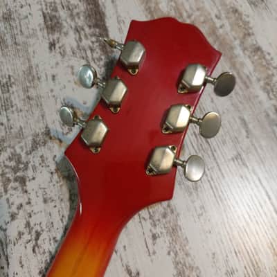 Vintage 1975 Epiphone ET-290 MIJ Matsumoku Crestwood Cherry Sunburst image 11