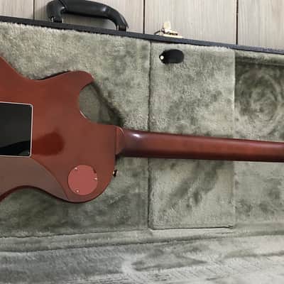 Aria Pro II  Custom Single Cut 1974 Dark cherry brown image 4