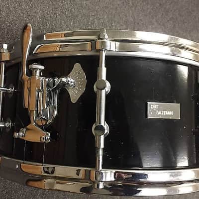 Original Billy Gladstone 6x14" Snare Drum in Black Lacquer w/ Chrome Hardware  WOW! image 1