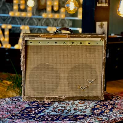 1957 Magnatone Custom 280 STEREO-VIBRATO 2x12 Tonemaster 35WATT image 1
