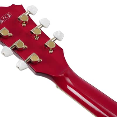 Ibanez GB10SEFM-SRR George Benson Signature Hollow Body Guitar 6-String  - Sapphire Red + Case image 9