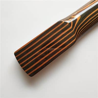 Zebra Wood Bass Guitar Neck,20-Fret image 6