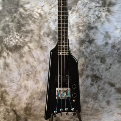 1983 Headless Aluminum Neck KRAMER Duke Deluxe Bass - Black image 2