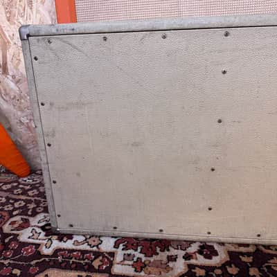 Vintage 1960s Fender USA Blonde 2x12 Guitar Amplifier Cabinet Celestion G12M-70 image 12