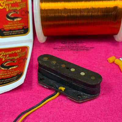 General Vintage Tone  NOS For Esquire®️ Tele ®️ Bridge Pickup Hand wound  Vintage Collector’s  NOS American Wire corp USA image 2