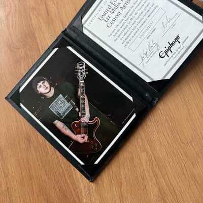 DEMO VIDEO Epiphone Lee Malia Signature RD Custom Artisan US CUTOMERS TARIFF FEES ARE PREPAID AND INCLUDED IN THE SHIPPING COST. image 9