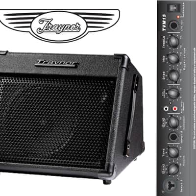 TRAYNOR TVM15 Compact Rechargeable Battery Powered Speaker / PA System image 1