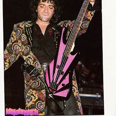 Rare one of a kind left handed 1987 Guild Pilot green sunrise bass image 9