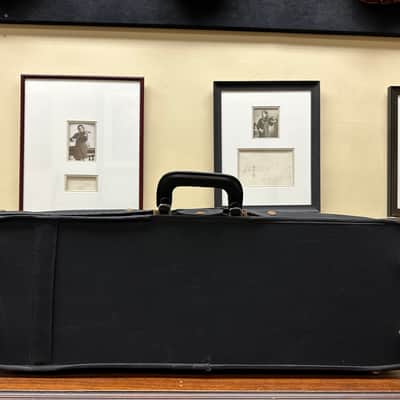 J. Copland 'Oxford' American Made 4/4 Oblong Violin Case - Black/Burgundy image 4