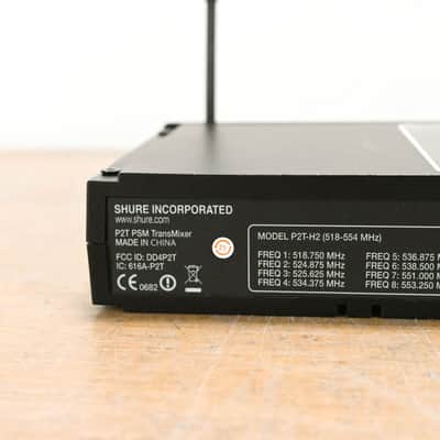 Shure PSM200 In-Ear Personal Monitoring System - H2 Band NO POWER SUPPLY CG0141G image 6