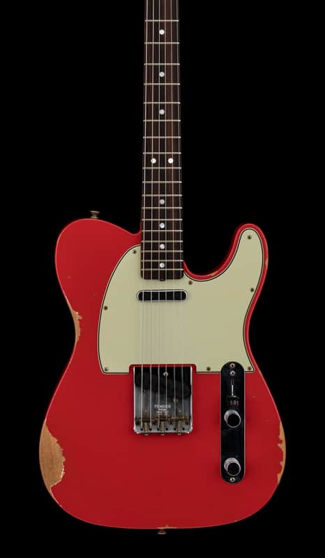 Fender Custom Shop 1964 Telecaster Relic (2024) - Aged Fiesta Red #78621 with Original Hard Case image 1