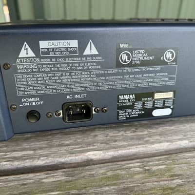 Yamaha EX5 Realtime Control Synthesizer 1998 - Blue image 13
