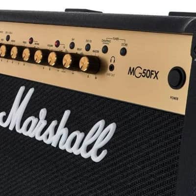 Marshall MG50GFX 50W 1x12 Combo in Gold w/FX image 3