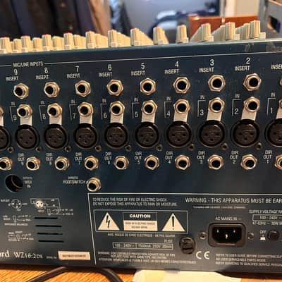 Allen & Heath MixWizard WZ 16:2DX 16-Input Mixer with Dual Digital Effects 1999 - 2003 - Blue image 3