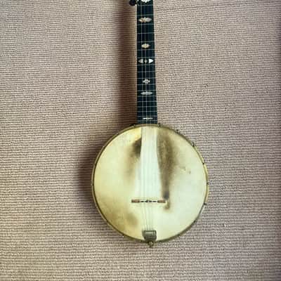 Vintage George Washburn 5-String Banjo circa 1913 w/hard shell case image 1