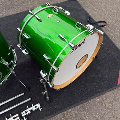 Pearl Masters MCX Maple 4 Piece Drum Set Shamrock Green MCX924XSP/C388 image 3