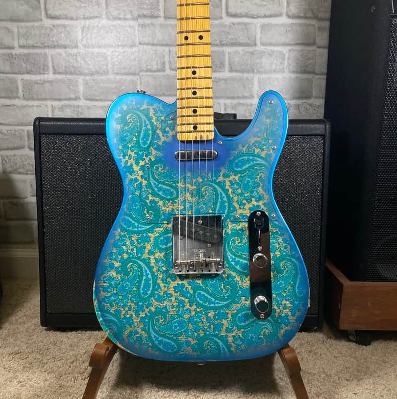 Fender Custom Shop Brad Paisley Signature "Lost Paisley" '67 Telecaster Reissue Relic 2026 - Blue Paisley