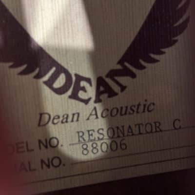 Dean Resonator C Acoustic Guitar image 11