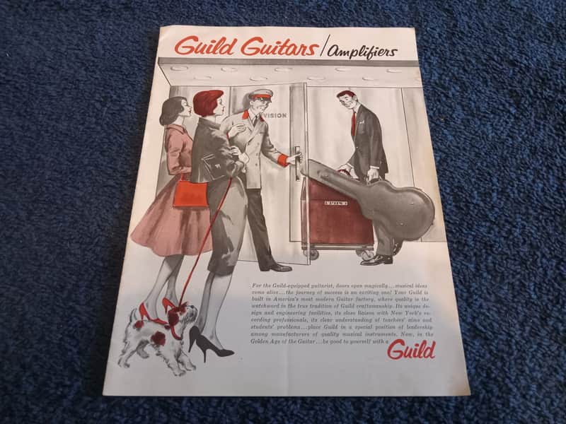Vintage 1964 Guild Guitar & Amplifier Catalog! Rare, Original Case Candy, Paperwork! image 1