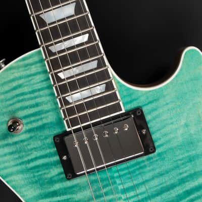 2025 Gibson Les Paul Modern Figured - Seafoam Green | USA „AAA“ Flamed Maple Ebony Fretboard Burstbucker Pro Humbucker Coil Tap 3.54kg | CoA OHSC image 19