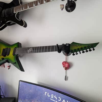 Solar Guitars X1.7FRLB – Flame Lime Burst Matte 2025 - Lime Burst Matte image 2
