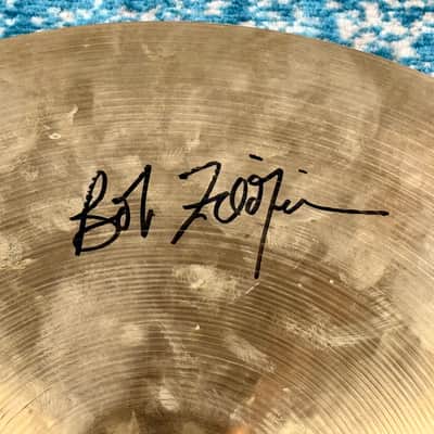 HAND SIGNED BY BOB ZILDJIAN!! 19” Sabian HH Ride 1600g VINTAGE EARLY HH! image 8