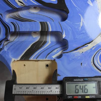 Swirled HSH Trem RGD Guitar body fits Ibanez (tm) 7 string RG and UV Necks J1273 image 8