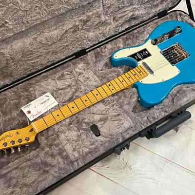 Fender American Professional II Telecaster B-STOCK MN Miami Blue Auth Dealer #698 image 7