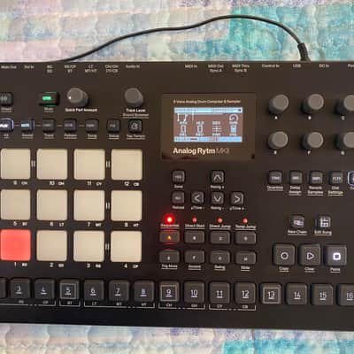 Elektron Analog Rytm MkII black - top condition incl. rack mount kit image 1