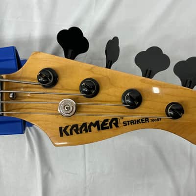 Kramer Striker 700ST Bass Guitar - Red MISSING NECK STRAP STUD image 4