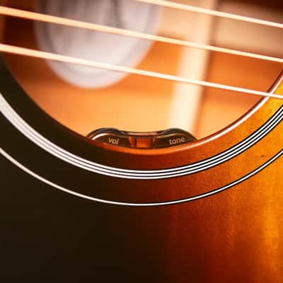 Gibson Les Paul Parlor Acoustic/Electric Guitar - Vintage Sunburst with Hardshell Case image 13
