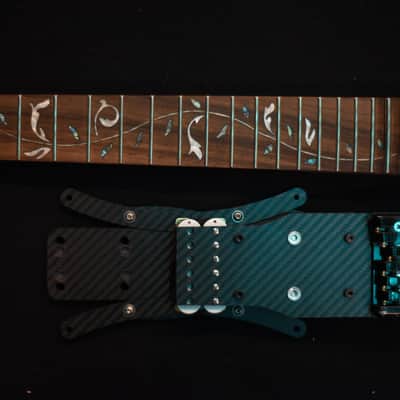Compact Travel Foldable Carbon Fiber Electric Guitar image 5