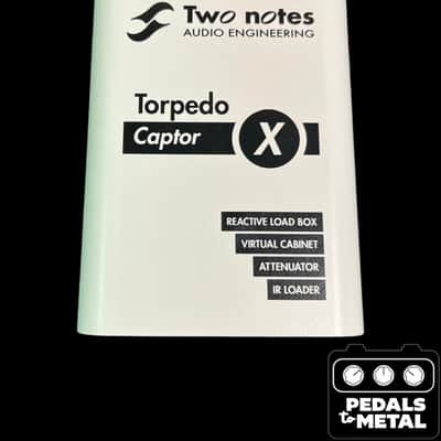 Two Notes Torpedo Captor X 8ohm Stereo Reactive Load Box / Attenuator 2020 - White - X21890 image 2