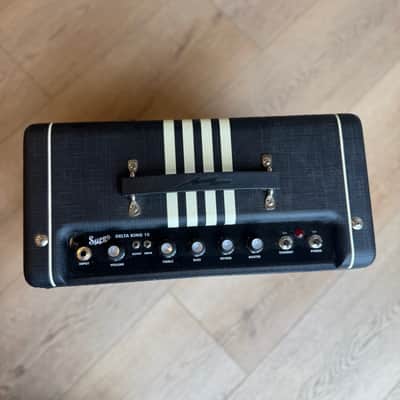 Supro 1820R Delta King 10 5-Watt 1x10" Guitar Combo 2021 - Present - Black / Cream Stripes image 8