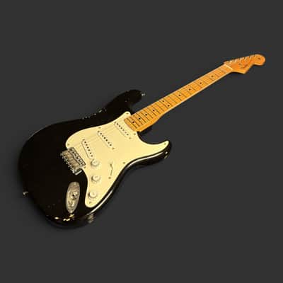 Fender Custom Shop '57 Stratocaster Relic - Time Machine - HW Pickups - 3,37kg 2014 - Black - VIDEO image 5