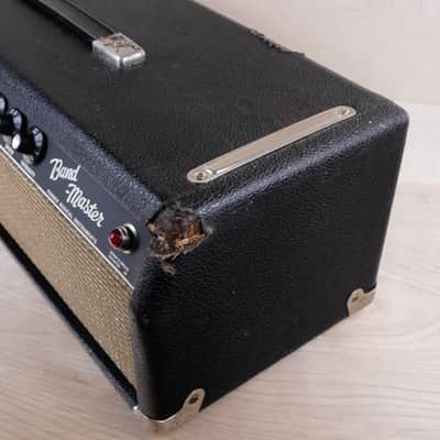 Fender Black Panel Bandmaster 40-Watt 2-Channel Guitar Amp Head 1967 image 3