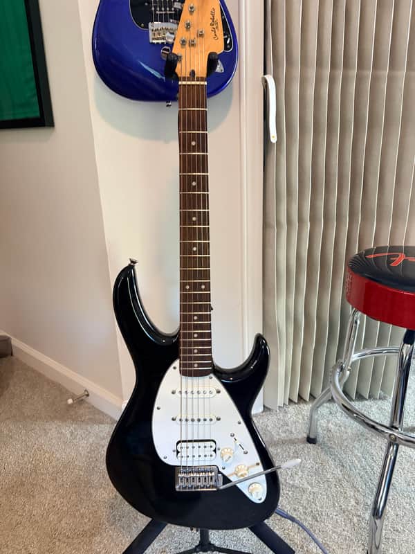 Carlo Robelli HSS Strat Copy Black Electric Guitar image 1