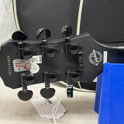 Epiphone Limited Edition Custom Shop Les Paul Nightfall with Gig Bag 2010 - Ebony / Black image 9